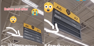 #VIDEO | Walmart en Estados Unidos retira letreros de “comida hispana” tras polémica migratoria
