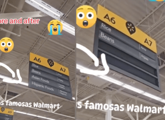 #VIDEO | Walmart en Estados Unidos retira letreros de “comida hispana” tras polémica migratoria