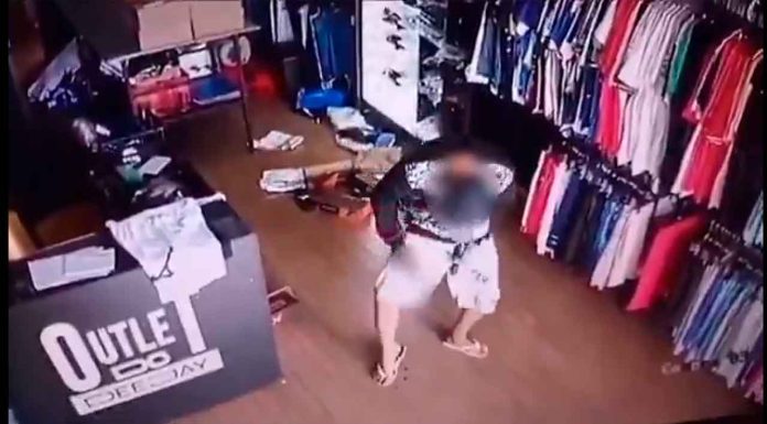 #VIDEO | Hombre se dispara en la pierna después de efectuar un robo