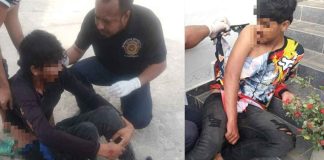 Jóvenes terminan electrocutados al querer recuperar un papalote atorado en cables de alta tensión #México