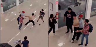 #Video // #México: Pelea a golpes entre estudiantes se hace viral en redes; uno de ellos portaba unas tijeras