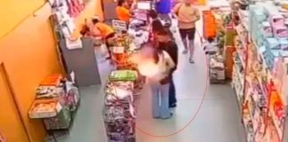 #VIDEO | Celular explota en el pantalón de una mujer y se incendia