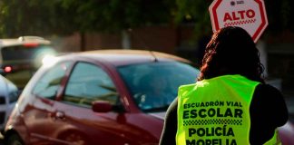 Escuadrón Vial Escolar de Policía Morelia mejora la movilidad y fomenta la participación de padres de familia