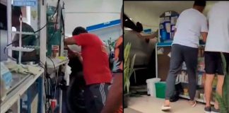 #VIDEO | Padre enseñaba a su hija a manejar y se estrella contra farmacia; una trabajadora falleció