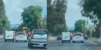 #VIDEO | Captan a conductores chocando sus vehículos, peleando por un carril en #México