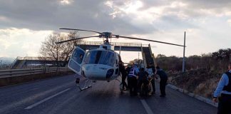 Helicópteros, disponibles las 24 horas para atender emergencias médicas: SSM