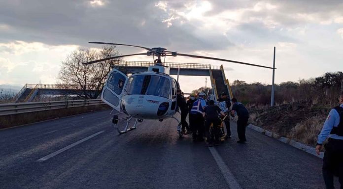 Helicópteros, disponibles las 24 horas para atender emergencias médicas: SSM