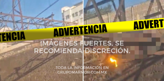 #VIDEO #ImágenesFuertes | Hombre muere electrocutado al intentar robar cables eléctricos del sistema de trenes #Internacional