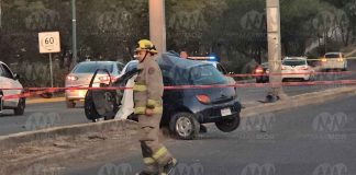 Identifican al automovilista muerto en choque cerca de la Macroplaza Estadio; su bebé también fallece