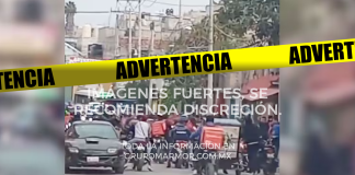 #Video #ImágenesFuertes | Repartidores intentan linchar a dos ladrones, que robaron la moto de unos de ellos #México