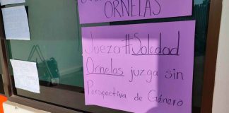 Colectivas se manifiestan en contra de jueza por falta de atención en materia de Razón de Género en contra de moreliana
