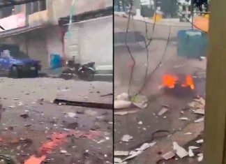 #Video // Explotó moto bomba en Morales, Cauca: Varios policías y menores heridos #Internacional