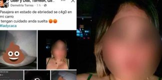 Joven mujer se hace del baño en taxi de aplicación; iba en estado de ebriedad #México