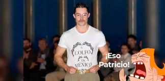 Diseñador de moda mexicano defiende el nombre de Golfo de México con una peculiar playera en la semana de la moda #Internacional