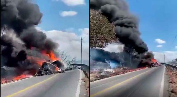 #VIDEO | Explosión de pipa deja víctimas fatales dos personas perdieron la vida #México