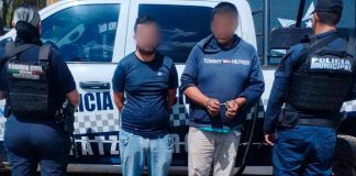 GC Pátzcuaro captura a 2 sujetos y recuperan vehículo robado