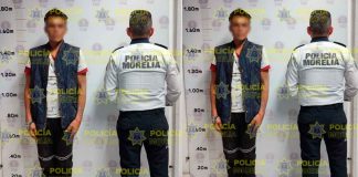 Policía Morelia detiene a presunto ladrón y recupera pertenencias