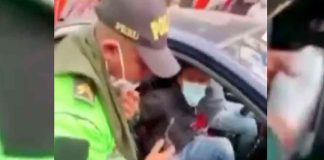 #VIDEO | ¿Eres tú Teniente harinas? Un policía inhala droga durante operativos #Internacional