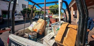 Policía Morelia refuerza operativos para retirar obstáculos y apartar lugares en vía pública
