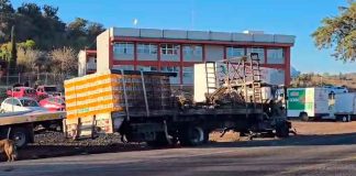 #VIDEO | Reportan camión quemado a la altura de Capula como reacción a los enfrentamientos de Zacapu