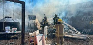 Arde casa en San José del Cerrito, Morelia