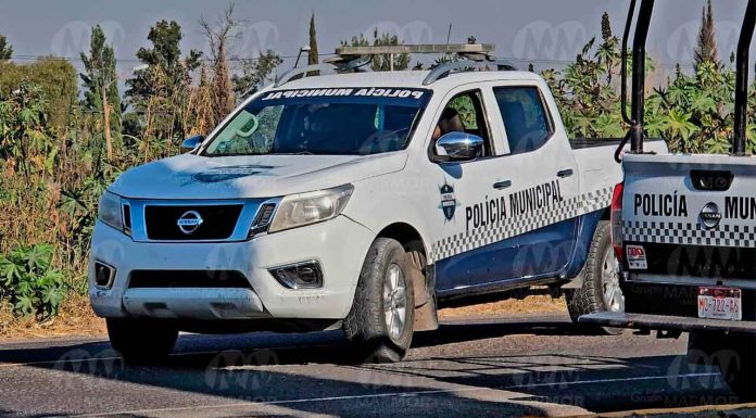 Delincuentes realizan disparos en Uruétaro; policías hallan casquillos percutidos y sangre