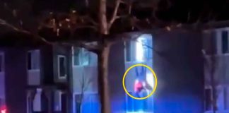 #VIDEO | Inmigrante salta desde un segundo piso para huir de la ICE, logran capturarlo #Internacional