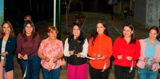 Inaugura Gladyz Butanda sendero seguro en tenencia Morelos; mujeres caminarán sin miedo