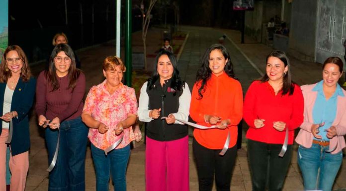 Inaugura Gladyz Butanda sendero seguro en tenencia Morelos; mujeres caminarán sin miedo