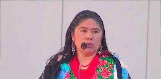 #Video // Llama oradora oficial a construir juntos un mejor país, sin olvidar a los pueblos originarios