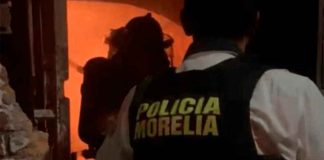 Familia resulta intoxicada por humo al incendiarse un domicilio en Morelia