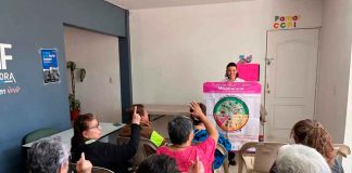DIF Zamora impartió plática de nutrición para adultos mayores en la colonia El Carmen
