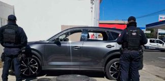 En Zacapu, SSP localiza vehículo con reporte de robo y presuntamente implicado en agresión a autoridades