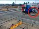 #VIDEO | Conductor escapa segundos antes de que el tren arrolle su camioneta