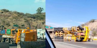 #VIDEO | Vuelca tráiler en la Morelia-Salamanca