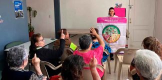 DIF Zamora impartió plática de nutrición para adultos mayores en la colonia El Carmen