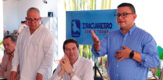 Presidente y empresarios de Ziracuaretiro reconocen proyecto de Parque Agrologístico de Morelia