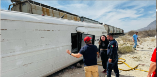 #Video // Accidente de autobús deja 32 lesionados por tratar de ganar el paso al tren #Coahuila