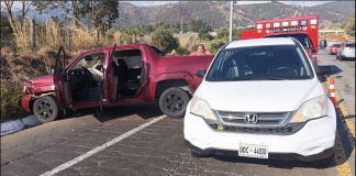 #Imágenes // Tres choques y la salida del camino de un tráiler en distintos hechos de la autopista Siglo XXI