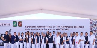 Celebran ceremonia en el Hospital Civil de Morelia para recordar el quinto aniversario del inicio de la pandemia por COVID