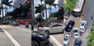 #Video | Mujer en Mercedes choca contra un Tesla y trata de huir, pero la víctima la detiene y logra que sea arrestada