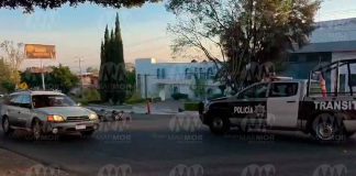 #Video | Adulto mayor muere al ser atropellado por moto en el Libramiento de Jacona