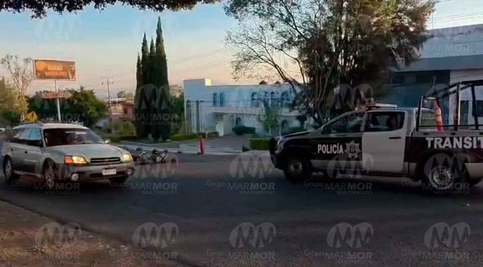 #Video | Adulto mayor muere al ser atropellado por moto en el Libramiento de Jacona