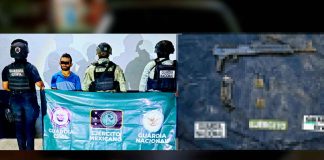 Policías y soldados capturan a “El Grande”, con un arma larga y camioneta robada en Cenobio Moreno