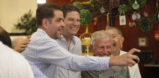 #Imágenes | Invita Alfonso Martínez a empresarios y líderes de Los Reyes a disfrutar de la Semana Santa en Morelia