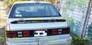Policía Morelia recupera vehículo con reporte de robo en la colonia Héroes Insurgentes