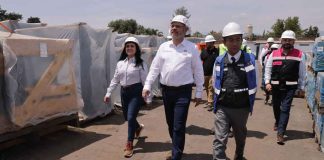 #Imágenes | Teleférico de Uruapan con 75% de avance en su construcción: Bedolla