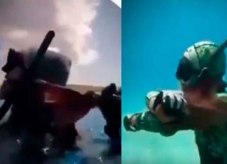 #VIDEO | Buzo es atacado por un pulpo tras invadir su hábitat, casi es asfixiado; su actuar desata polémica en redes