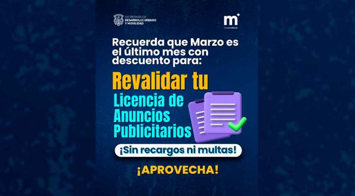 Últimos días para revalidar licencias de anuncios en Morelia
