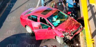 #Imágenes | Muere en un hospital, el niño herido en choque vehicular registrado al poniente de Morelia